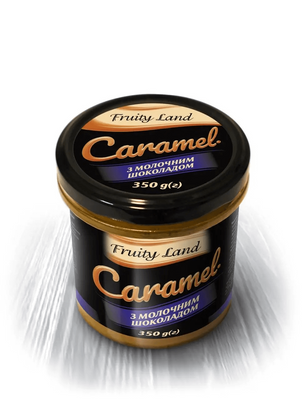 Карамель молочний шоколад натуральна Fruityland, 350 г 1660124972 фото